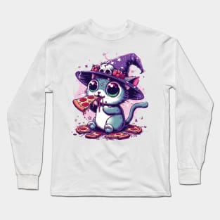 Cat-tastic Pizza Party Long Sleeve T-Shirt